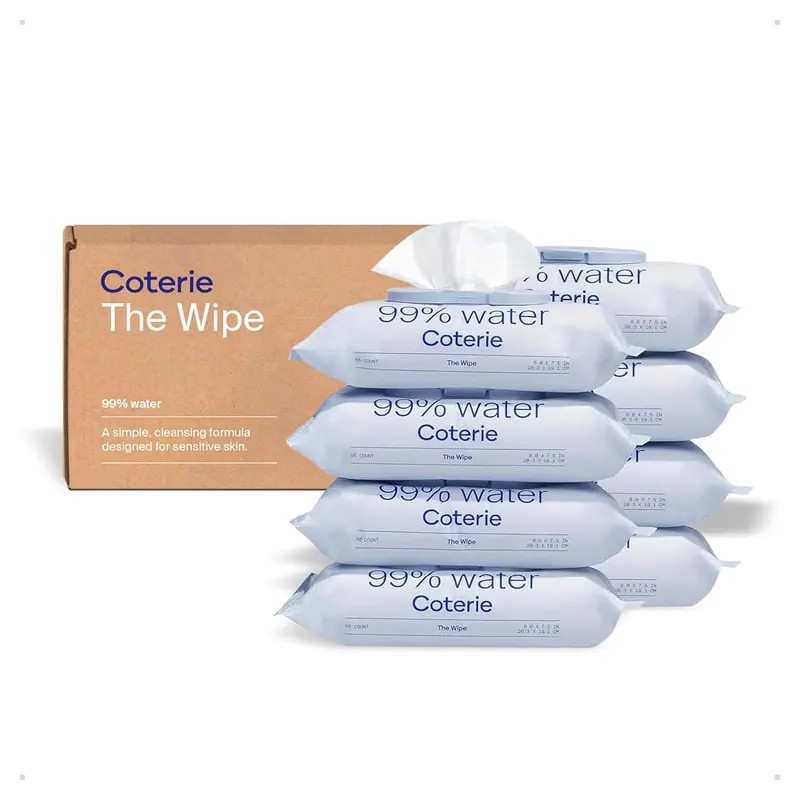 Coterie Baby Wipes for Sensitive Skin, 8-Pack
