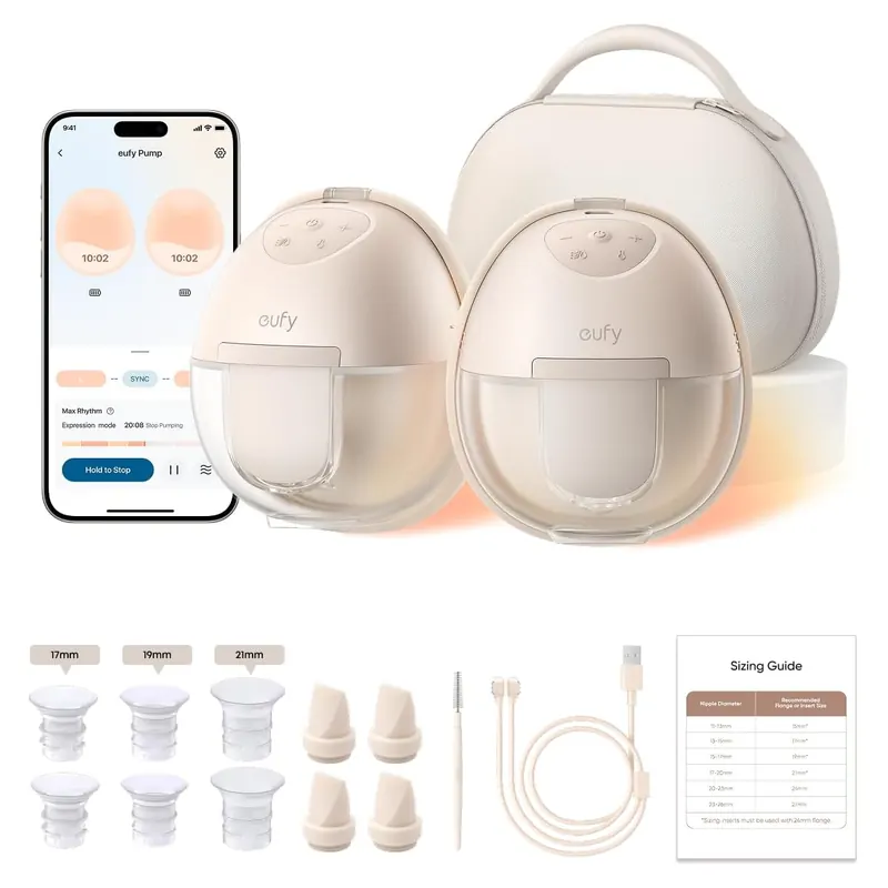 eufy Heated Wearable Breast Pump S1 Pro