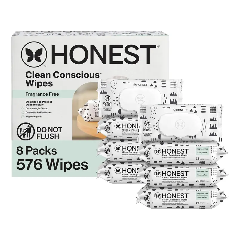 The Honest Company Multi-Use Baby Wipes, 576 Count