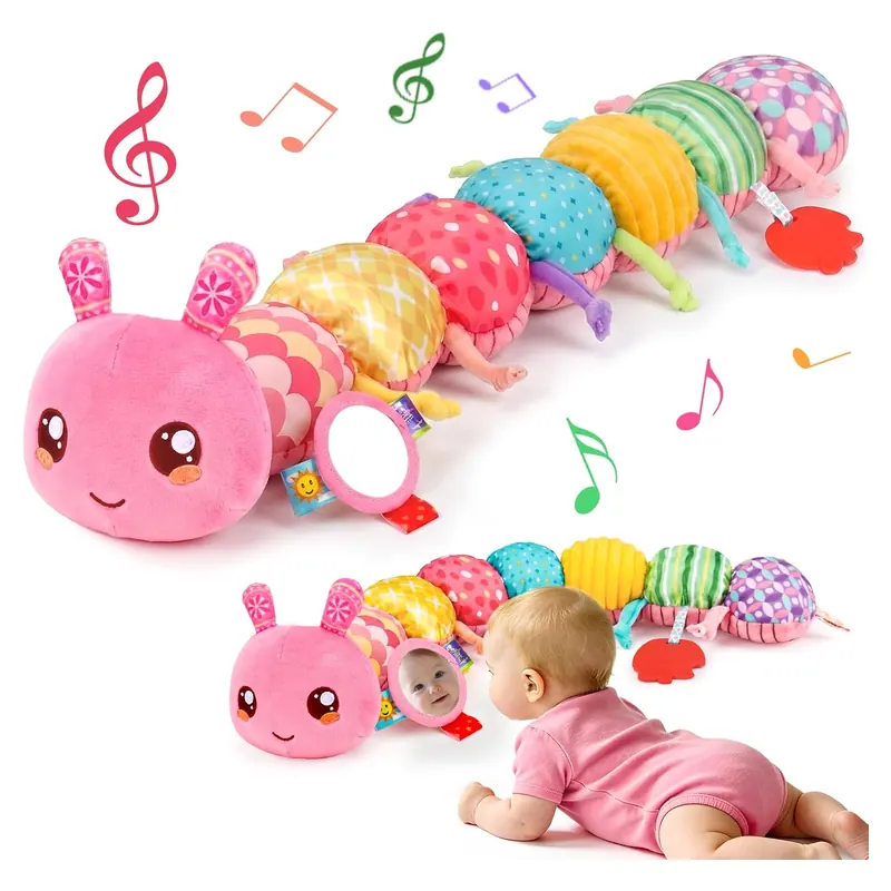 Thremhoo Musical Caterpillar Sensory Toy